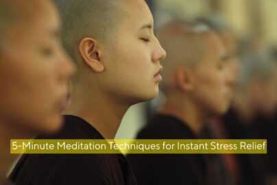 5-Minute Meditation Techniques for Stress Relief