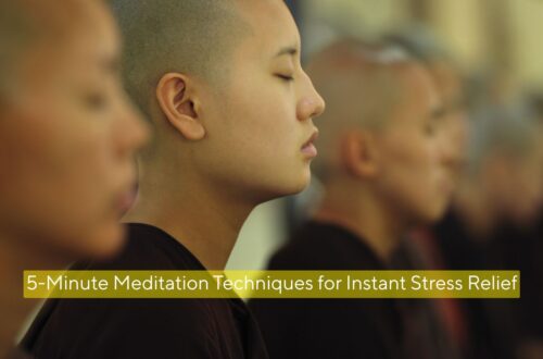 5-Minute Meditation Techniques for Stress Relief